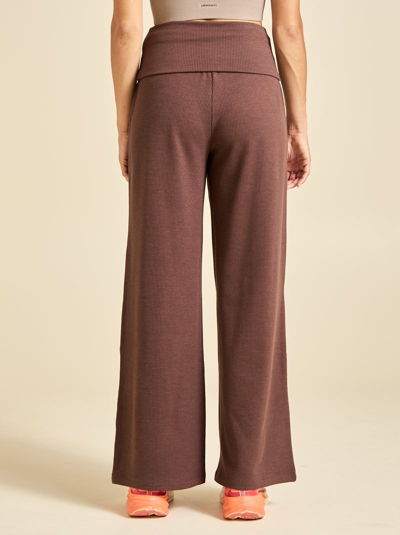 Pantalón de chándal ancho multideporte - (ekstract) Marron - Kiabi