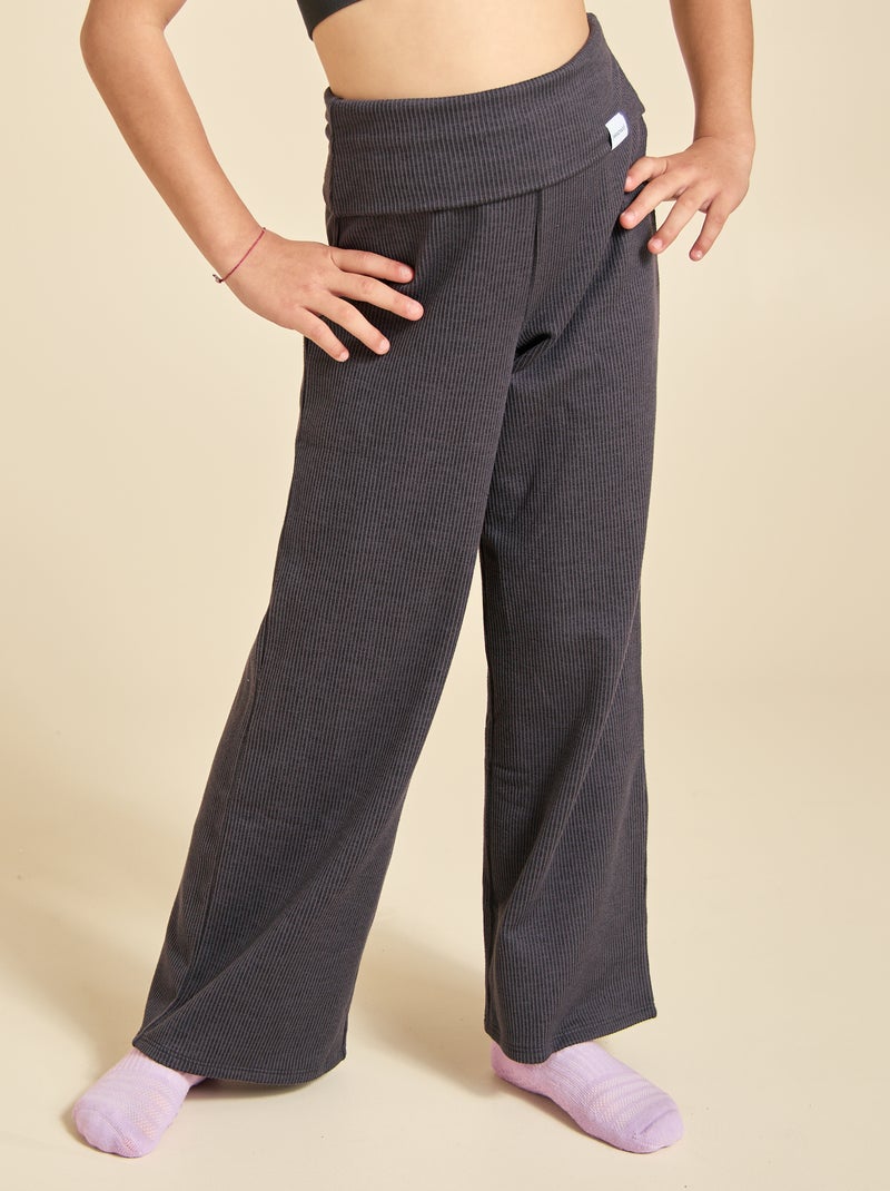 Pantalón de chándal ancho multideporte (ekstract) Negro - Kiabi