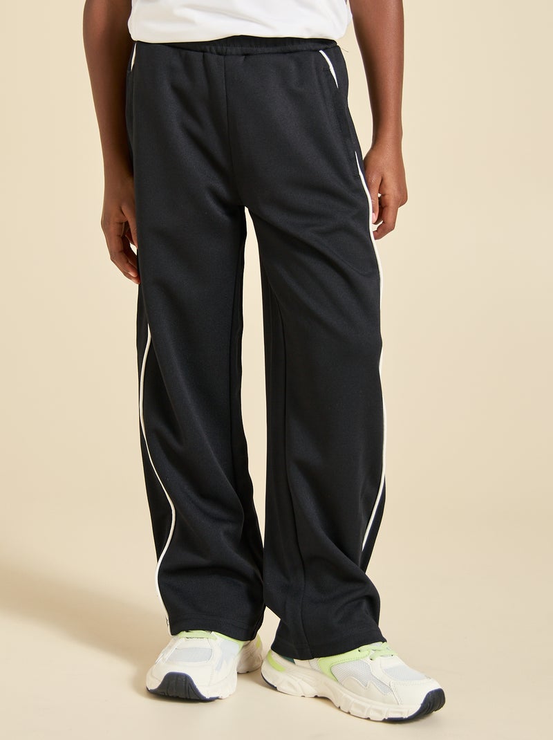 Pantalón de chándal ancho Negro - Kiabi