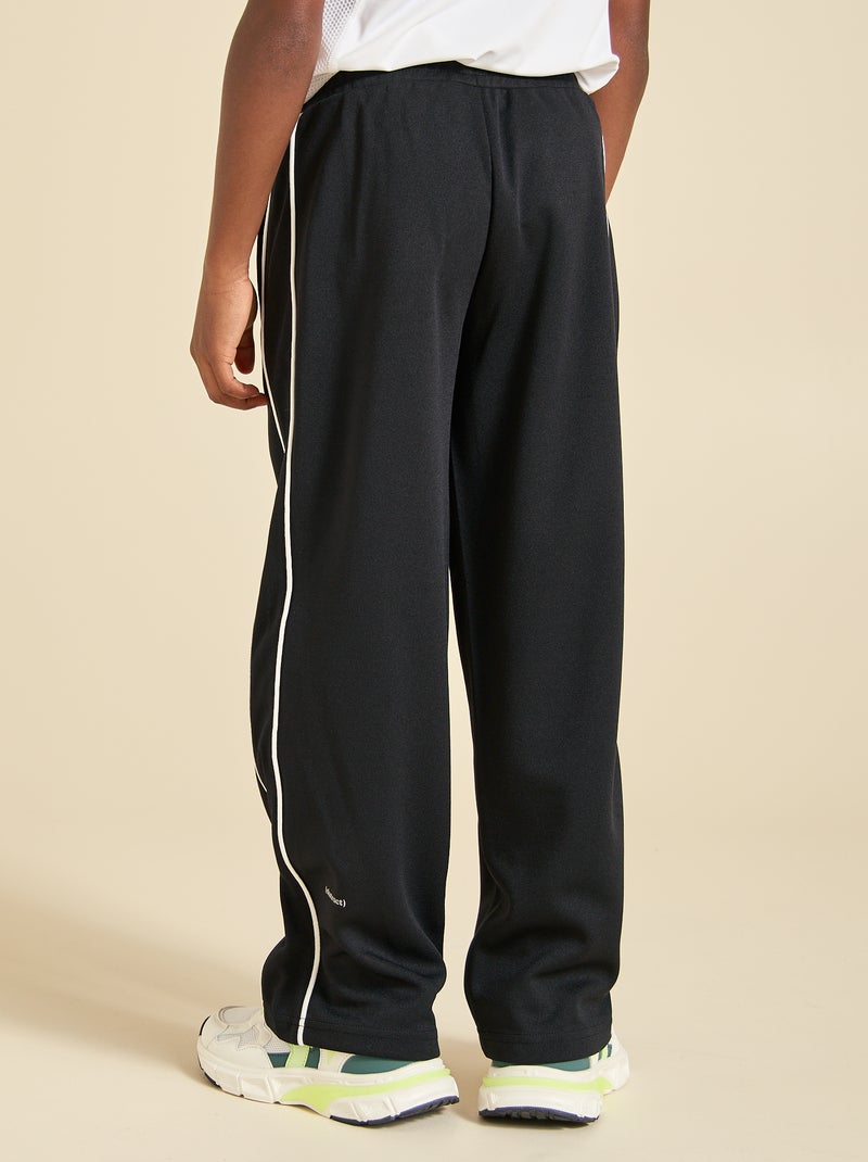 Pantalón de chándal ancho Negro - Kiabi