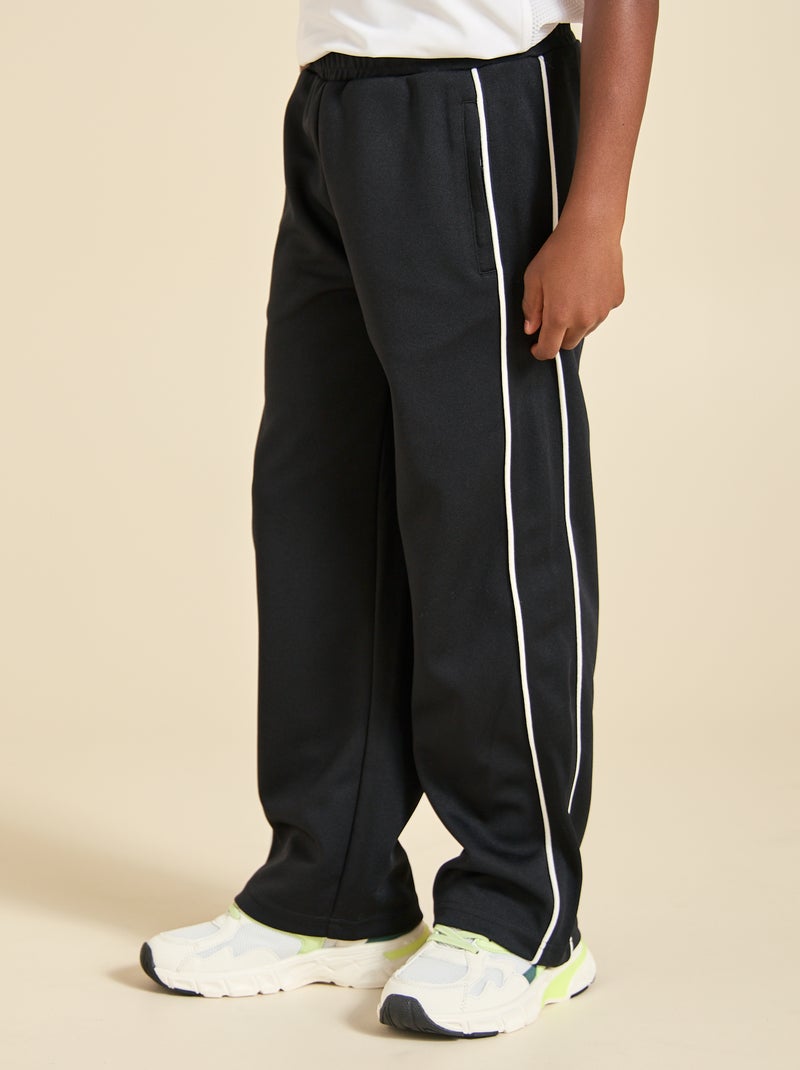 Pantalón de chándal ancho Negro - Kiabi