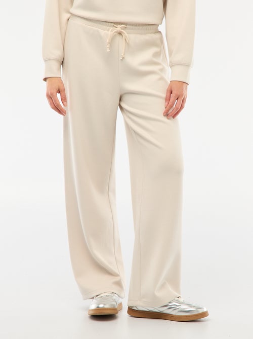 Pantalón de chándal ancho y suave - Kiabi