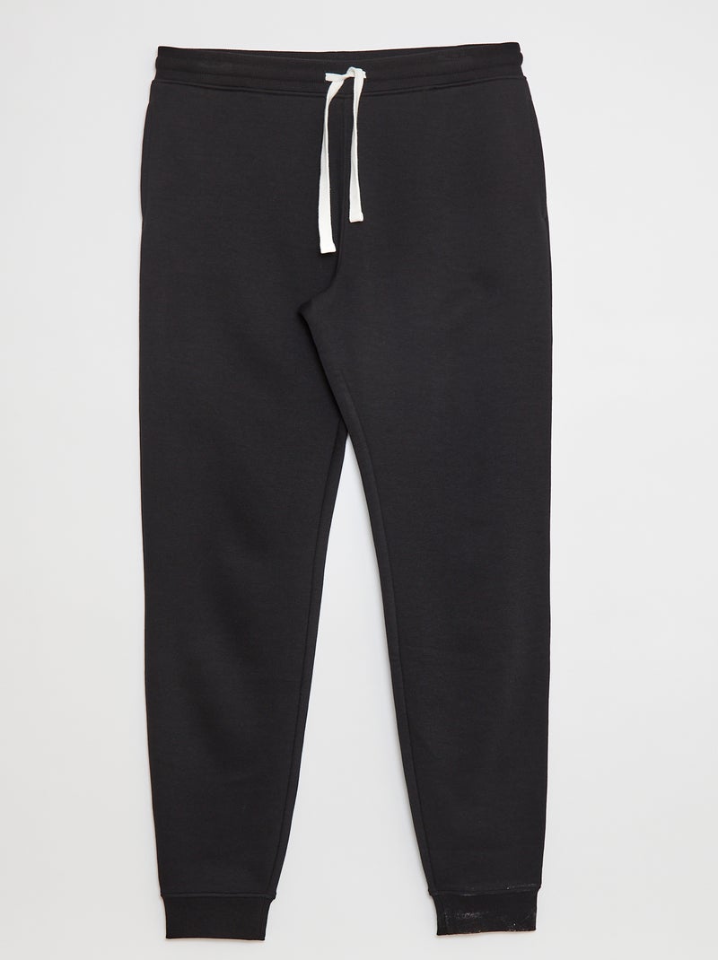 Pantalón de chándal básico  - L38 negro - Kiabi