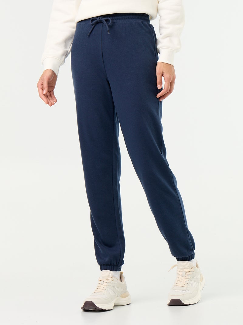 Pantalón de chándal básico Azul - Kiabi