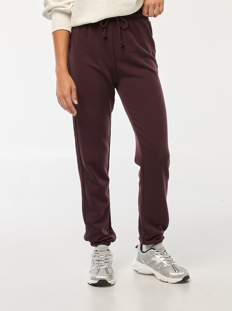 Pantalón de chándal básico Purpura - Kiabi