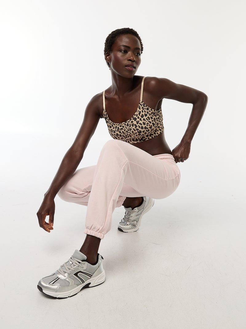 Pantalón de chándal básico Rosa - Kiabi