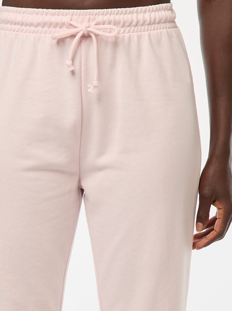 Pantalón de chándal básico Rosa - Kiabi