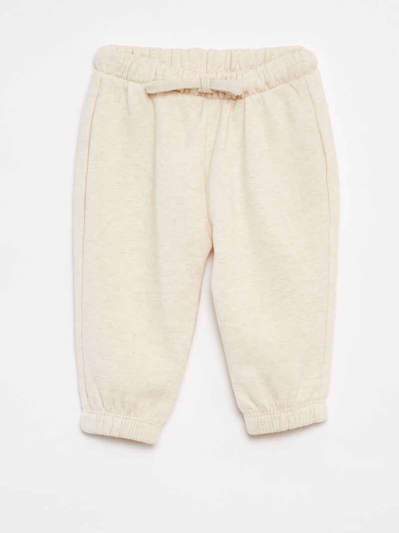 Pantalón de chándal Beige - Kiabi