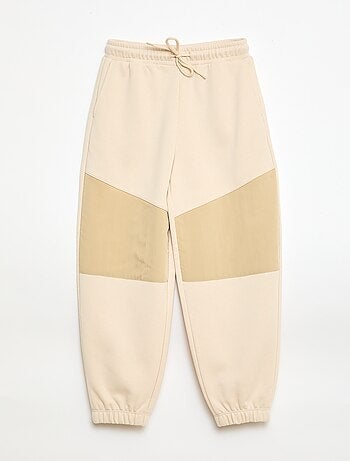 Pantalón de chándal bimateria