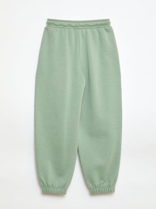 Pantalón de chándal bimateria - Kiabi