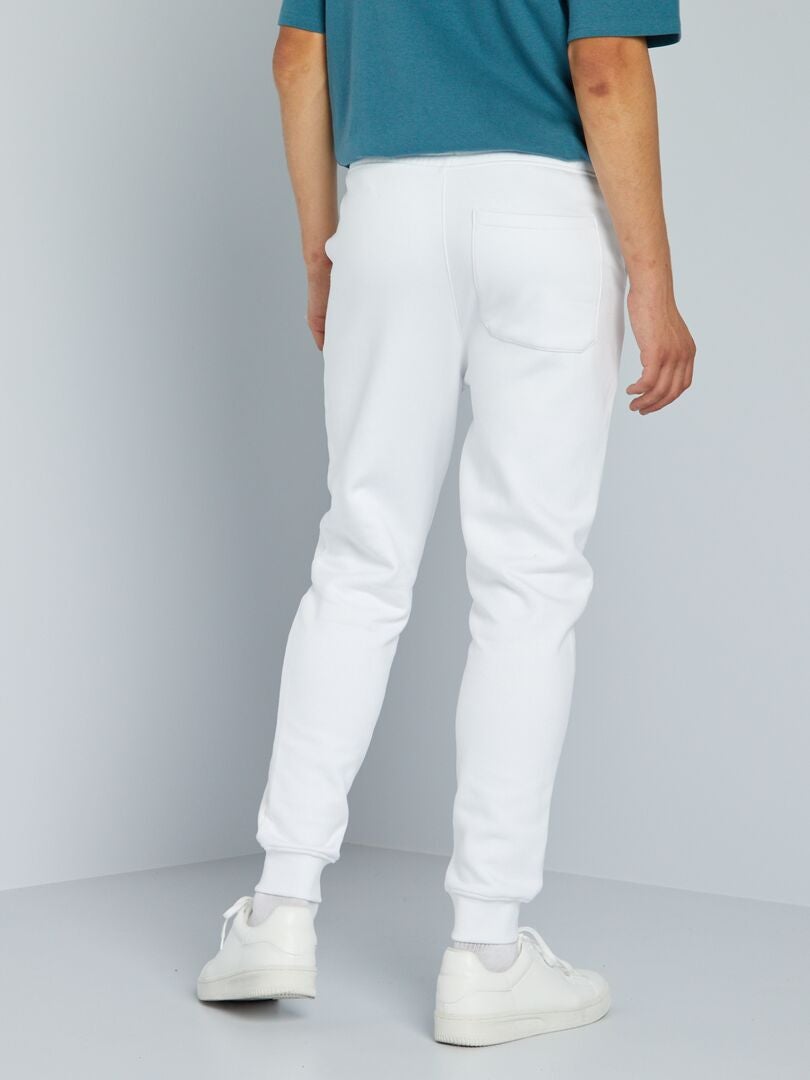 Pantalón de chándal Blanco - Kiabi