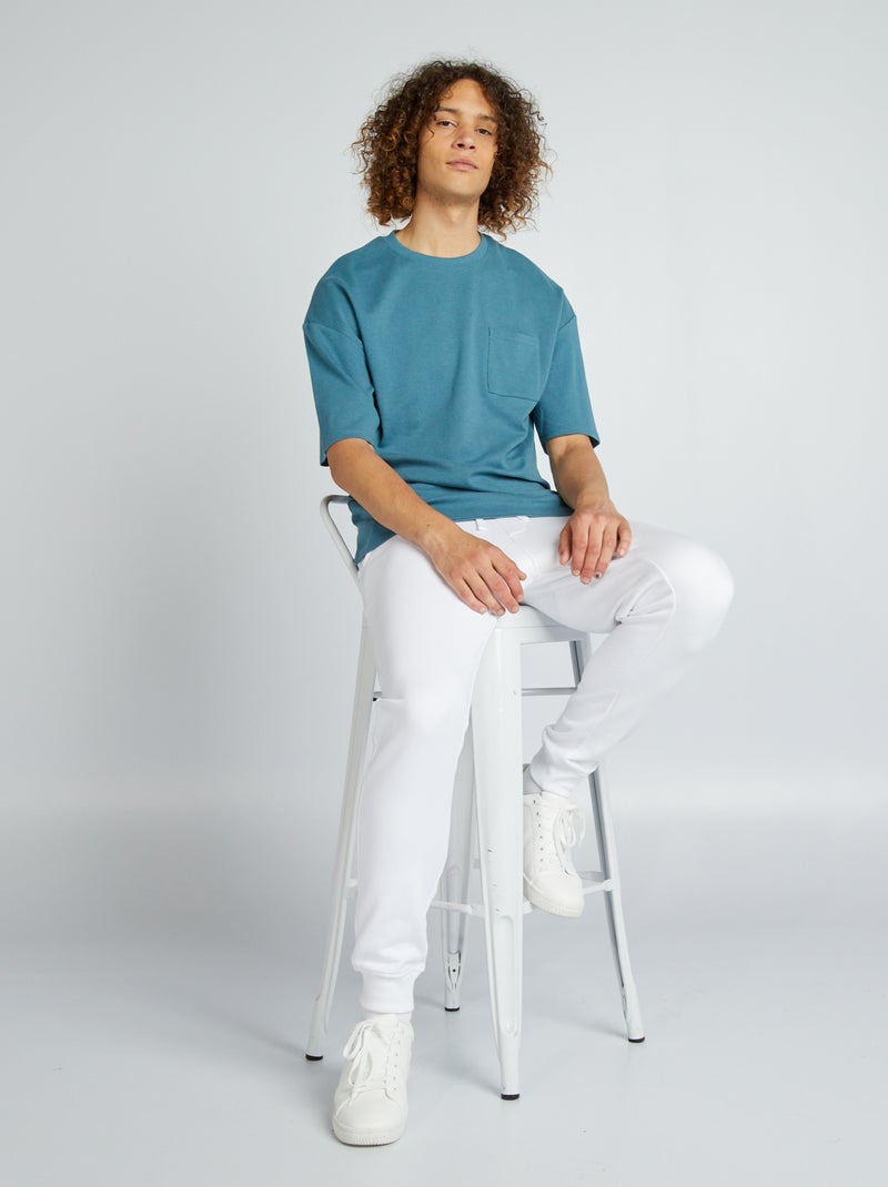 Pantalón de chándal Blanco - Kiabi