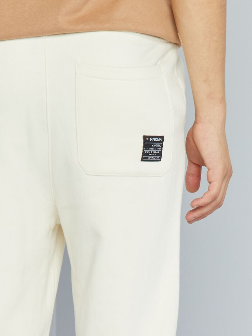 Pantalón de chándal BLANCO - Kiabi