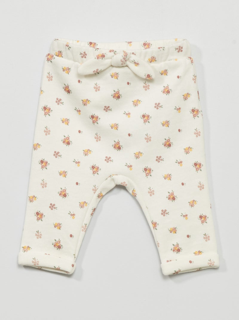 Pantalón de chándal BLANCO - Kiabi