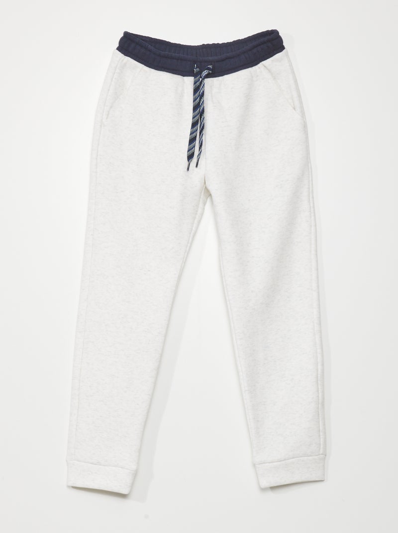 Pantalón de chándal BLANCO - Kiabi