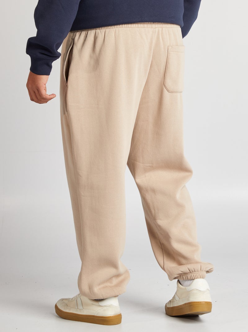 Pantalón de chándal cálido beige - Kiabi
