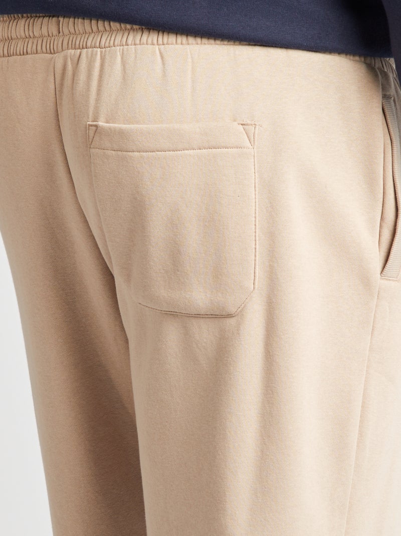 Pantalón de chándal cálido beige - Kiabi