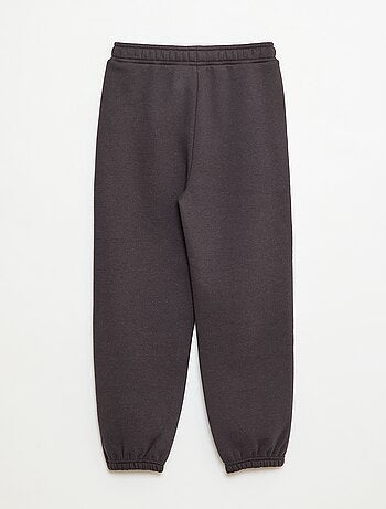Pantalón de chándal cálido liso con forro polar