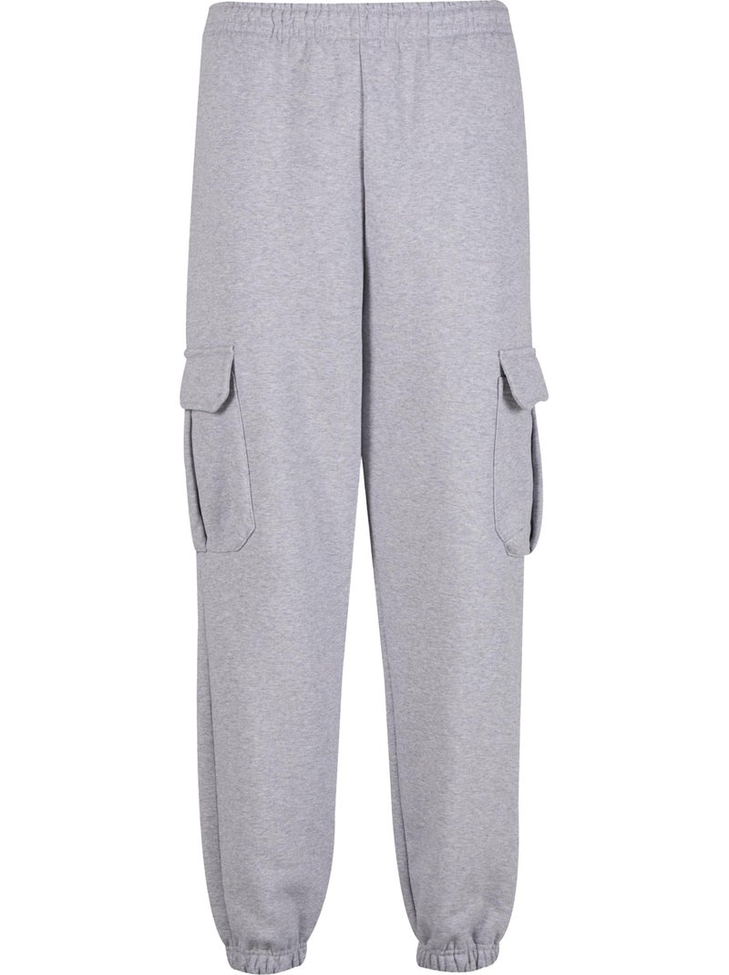 Pantalón de chándal cargo 90s para hombre - build your brand Gris jaspeado - Kiabi
