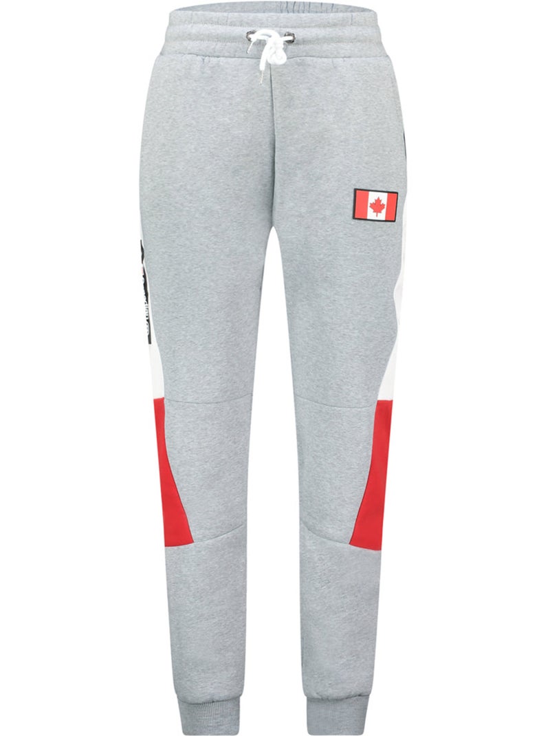 Pantalón de chándal con bandas molemeak – canadian peak Gris - Kiabi