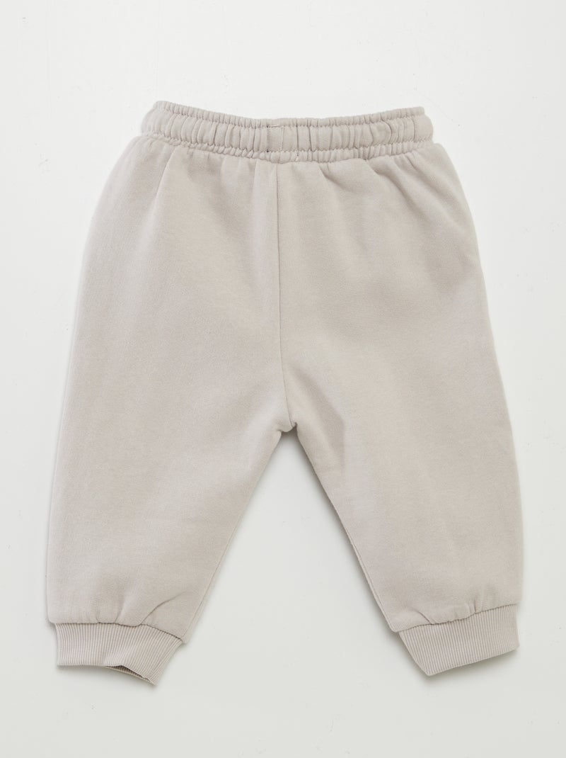 Pantalón de chándal con bolsillo GRIS - Kiabi