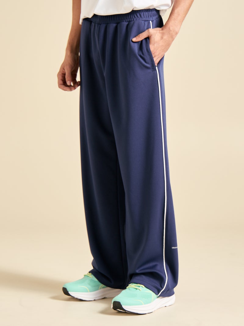 Pantalón de chándal con bolsillos con cremallera (ekstract) Azul - Kiabi