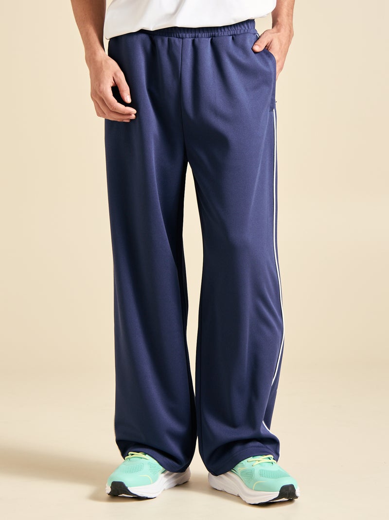 Pantalón de chándal con bolsillos con cremallera (ekstract) Azul - Kiabi