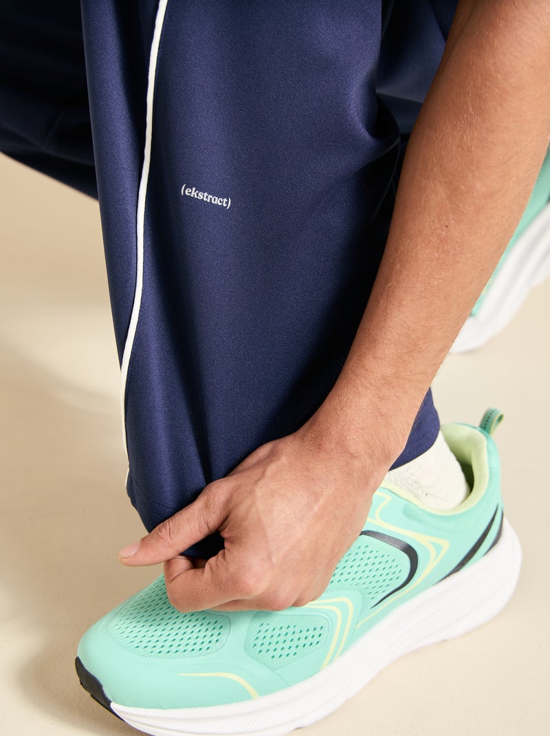 Pantalón de chándal con bolsillos con cremallera (ekstract) Azul - Kiabi