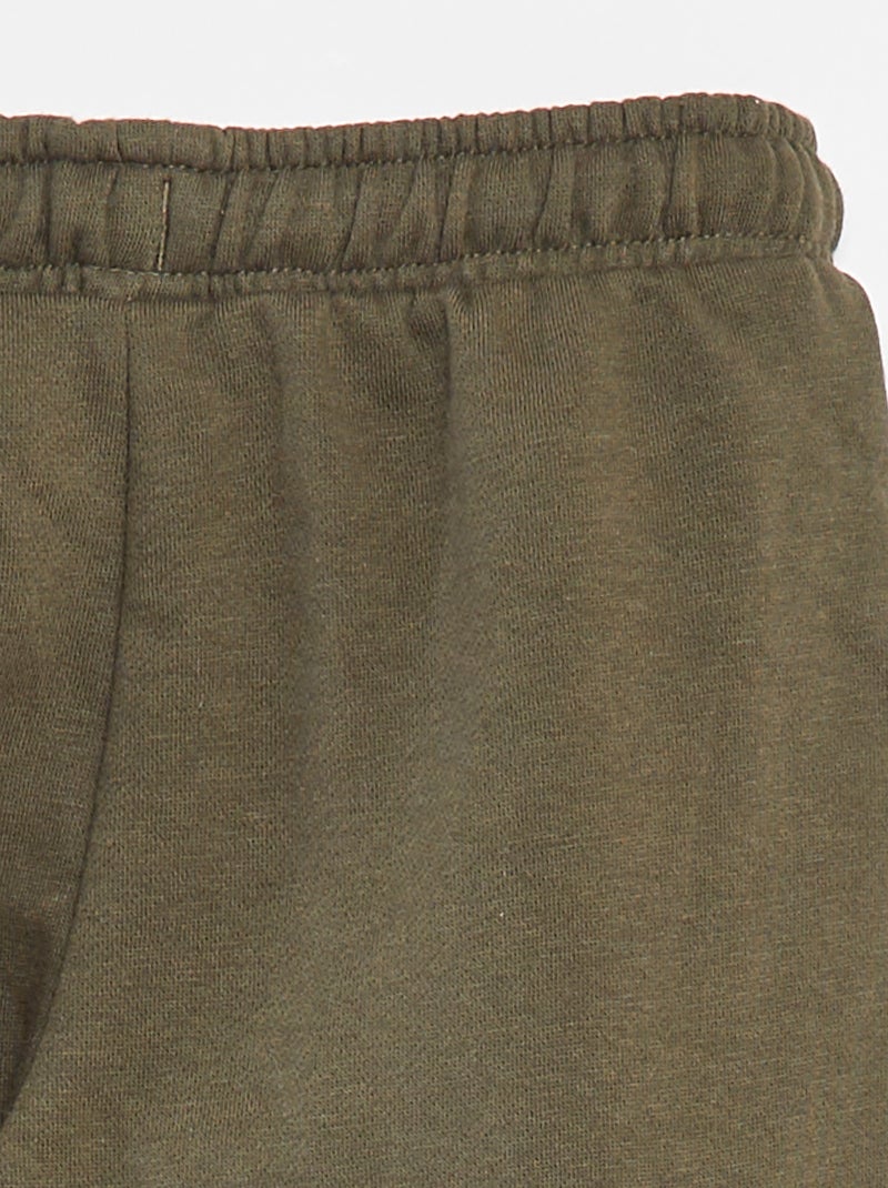 Pantalón de chándal con bolsillos Kaki - Kiabi
