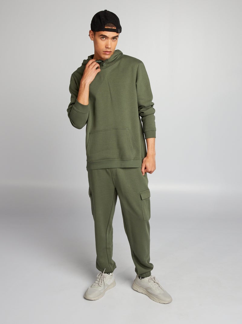 Pantalón de chándal con bolsillos VERDE - Kiabi