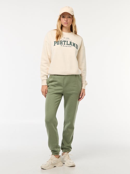 Pantalón de chándal con cintura estándar - Kiabi