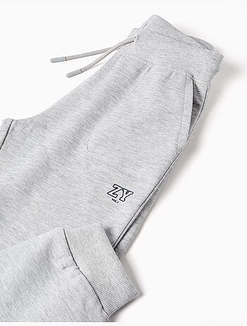 Pantalón de chándal con cordón y estampado