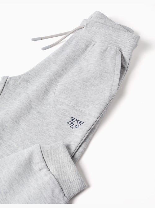 Pantalón de chándal con cordón y estampado - Kiabi