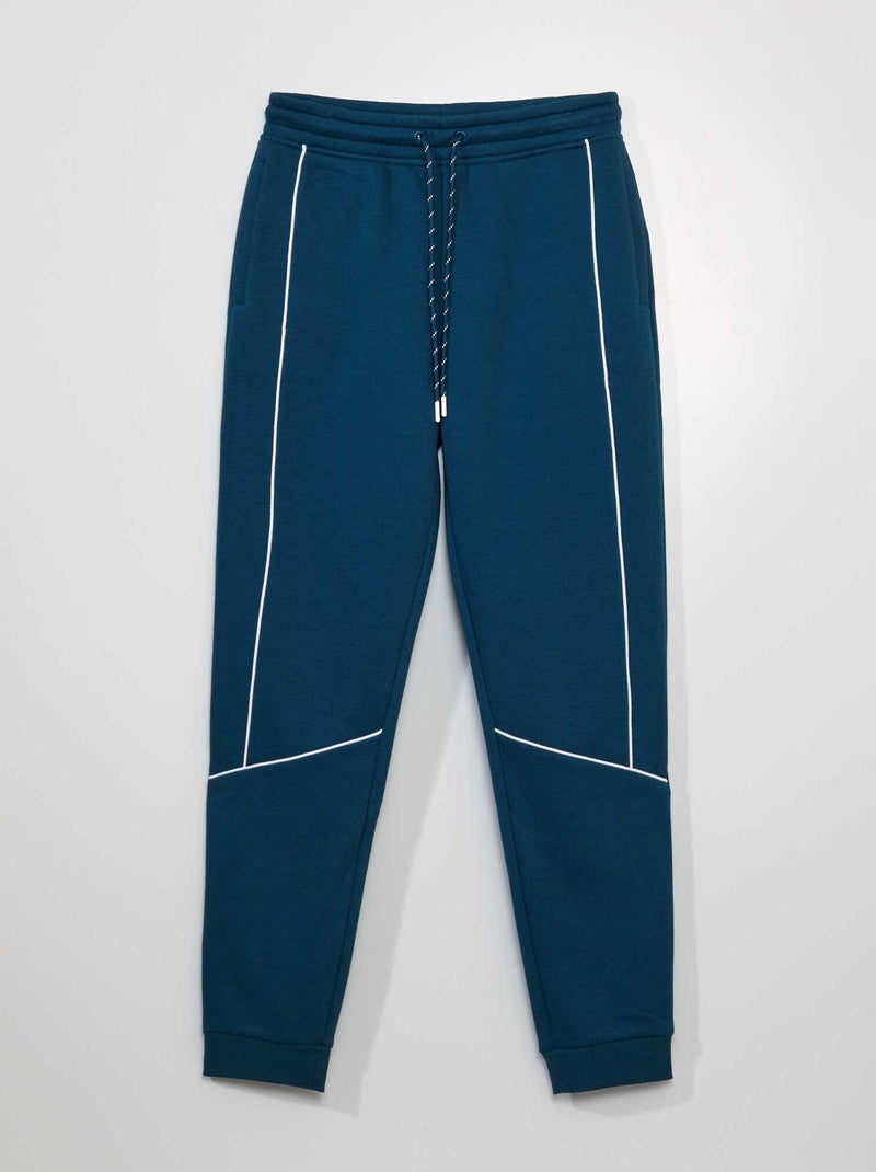 Pantalón de chándal con cordones AZUL - Kiabi