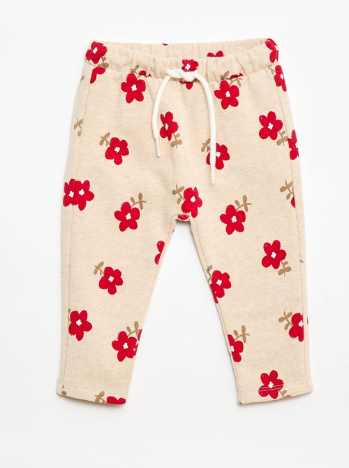 Pantalón de chándal con estampado - Kiabi