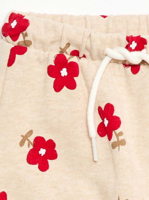 Pantalón de chándal con estampado - Kiabi