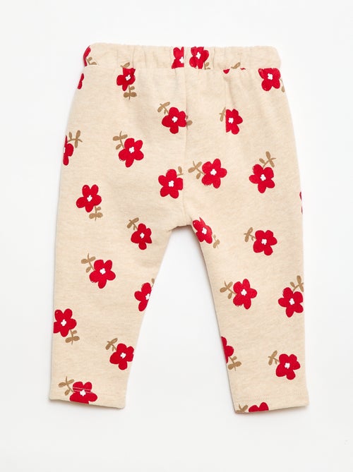 Pantalón de chándal con estampado - Kiabi