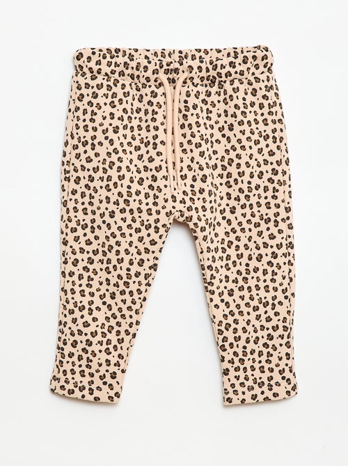 Pantalón de chándal con estampado - Kiabi