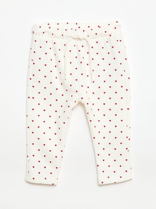 Pantalón de chándal con estampado - Kiabi