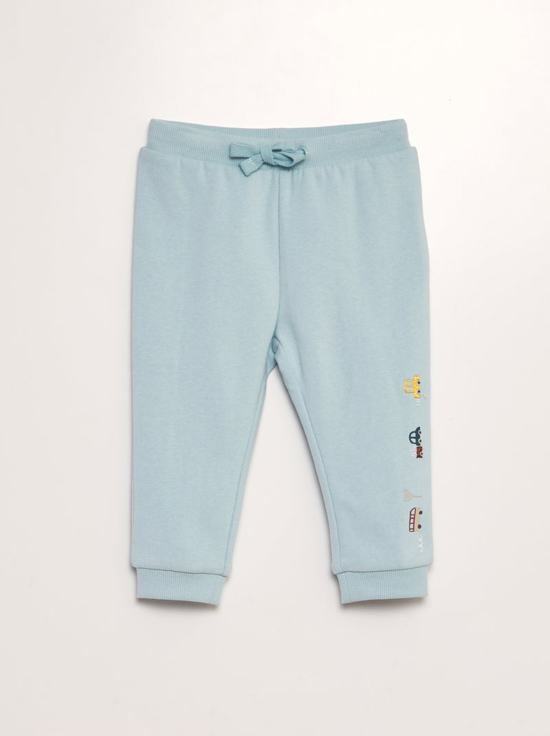 Pantalón de chándal con estampado de cochecitos AZUL - Kiabi