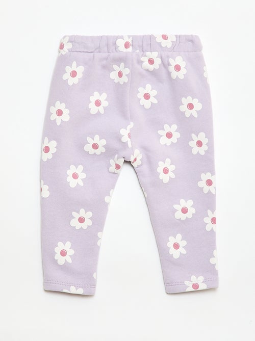 Pantalón de chándal con estampado - Kiabi