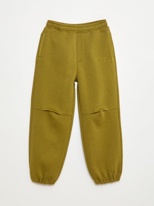 Pantalón de chándal con inscripción bordada - Kiabi