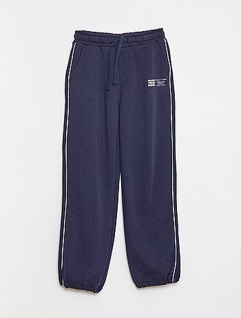 Pantalón de chándal con ribete en contraste