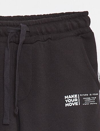 Pantalón de chándal con ribete en contraste