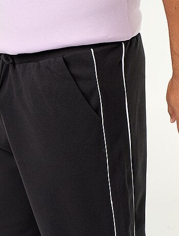 Pantalón de chándal con ribetes contrastados