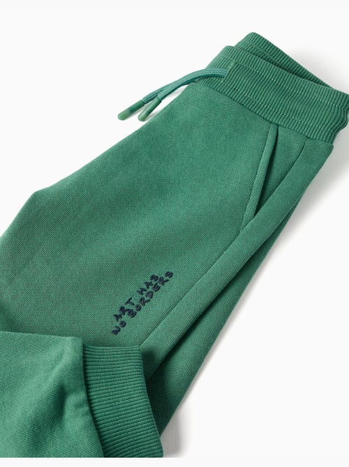 Pantalón de chándal de algodón con estampado Art - Kiabi