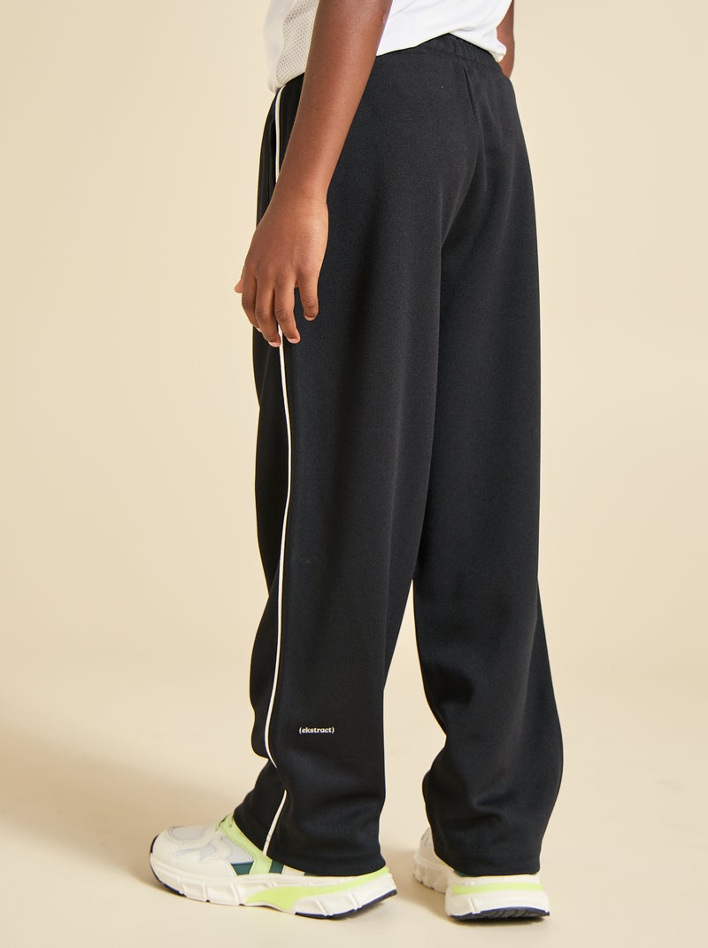 Pantalón de chándal de corte regular (ekstract) Negro - Kiabi