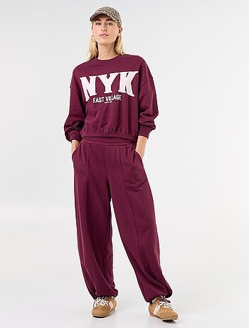 Pantalón de chándal de deporte ancho