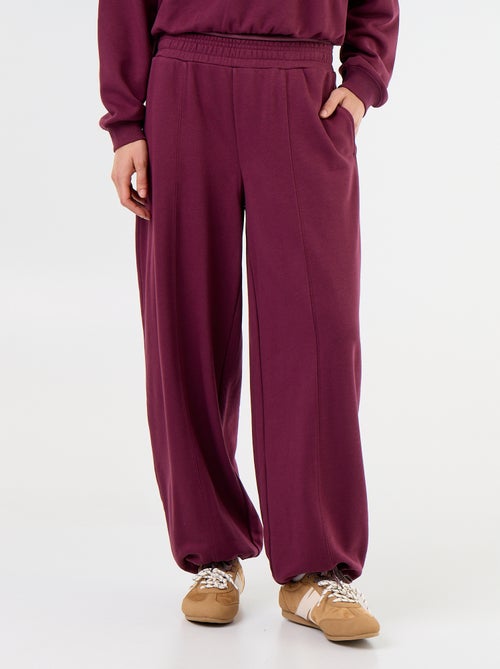 Pantalón de chándal de deporte ancho - Kiabi Pantalón de chándal de deporte ancho - Kiabi