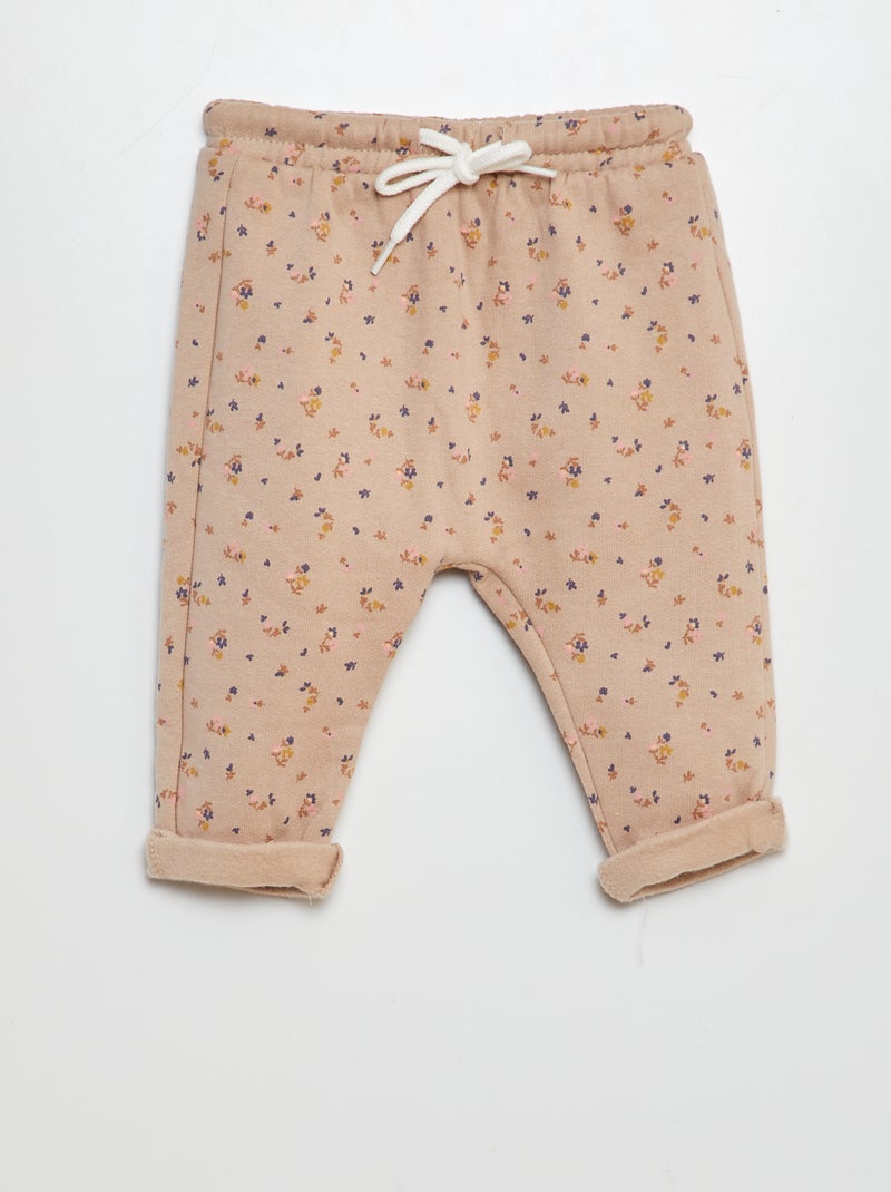 Pantalón de chándal de fantasía BEIGE - Kiabi